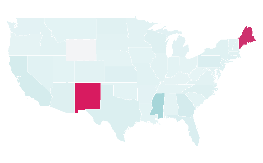 Affinity by region — Open House (American Horror Story), United States