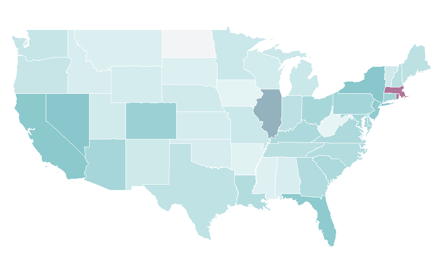 Affinity by region — OpenTable, United States