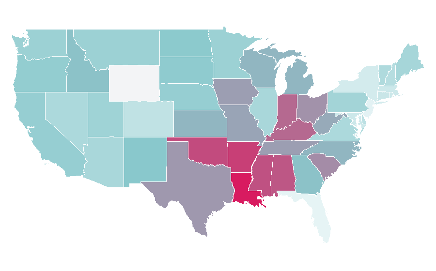 Affinity by region — Operators, United States