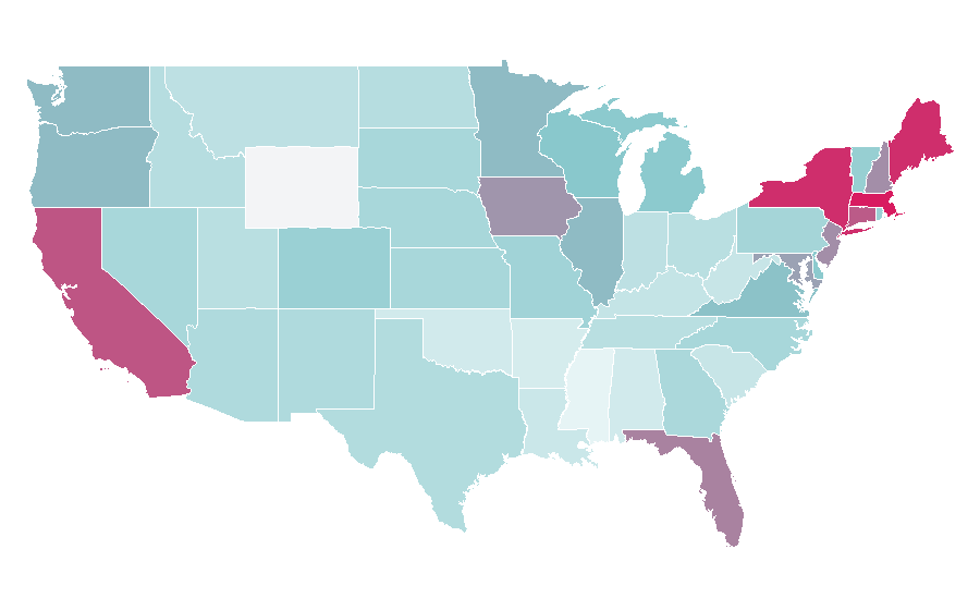Affinity by region — Oral-B, United States