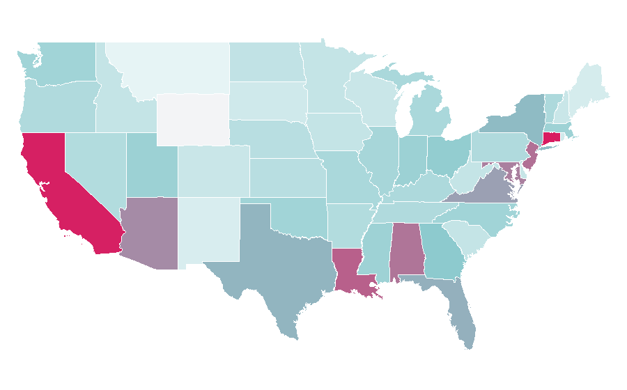 Affinity by region — Orange, United States