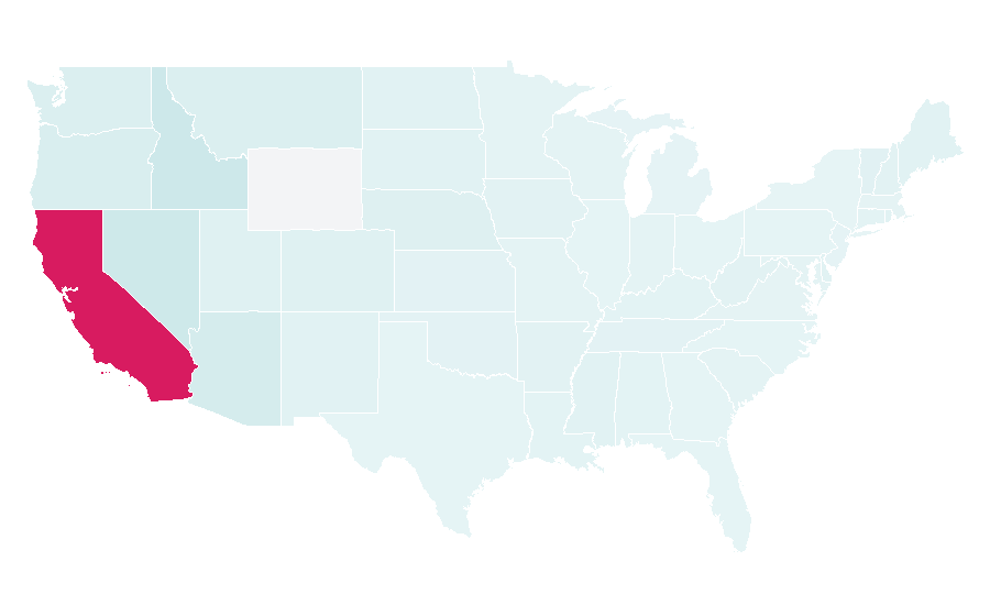Affinity by region — Orange County Register, United States