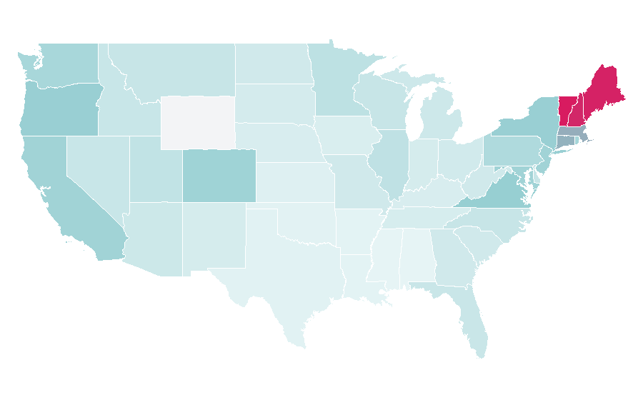 Affinity by region — Orangina, United States