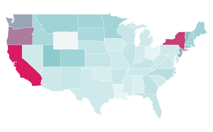 Affinity by region — Organic cotton, United States