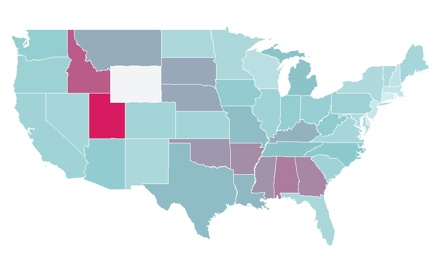 Affinity by region — Orgy (band), United States