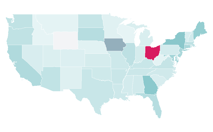 Affinity by region — Orient, United States