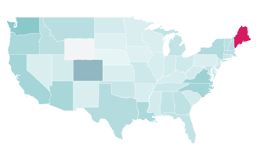 Affinity by region — Origin (digital distribution software), United States