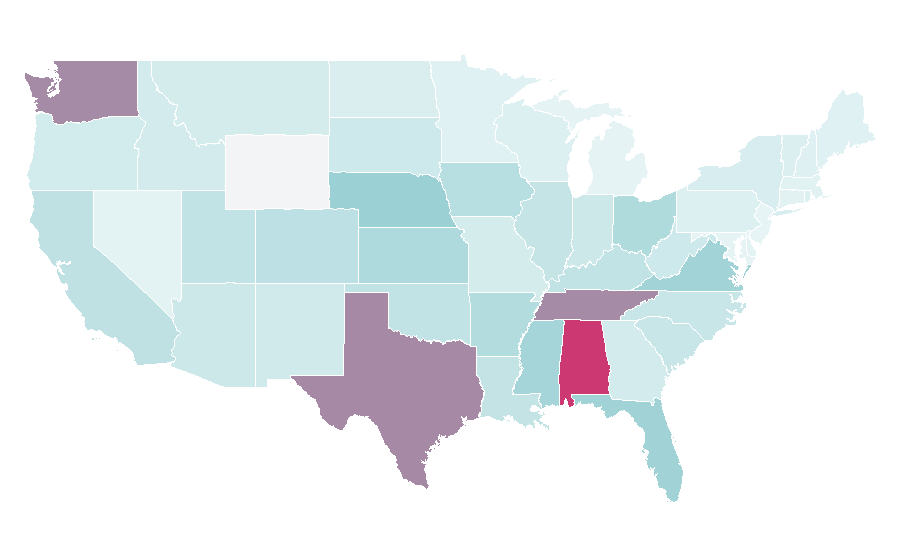 Affinity by region — Orion (Erotik), United States