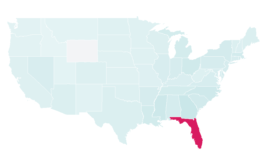 Affinity by region — Orlando Magic, United States