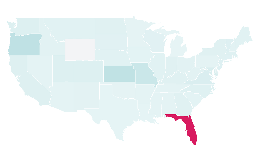 Affinity by region — Orlando Pride, United States