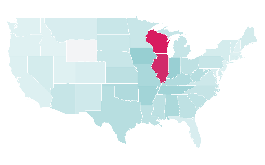 Affinity by region — Oscar Mayer, United States