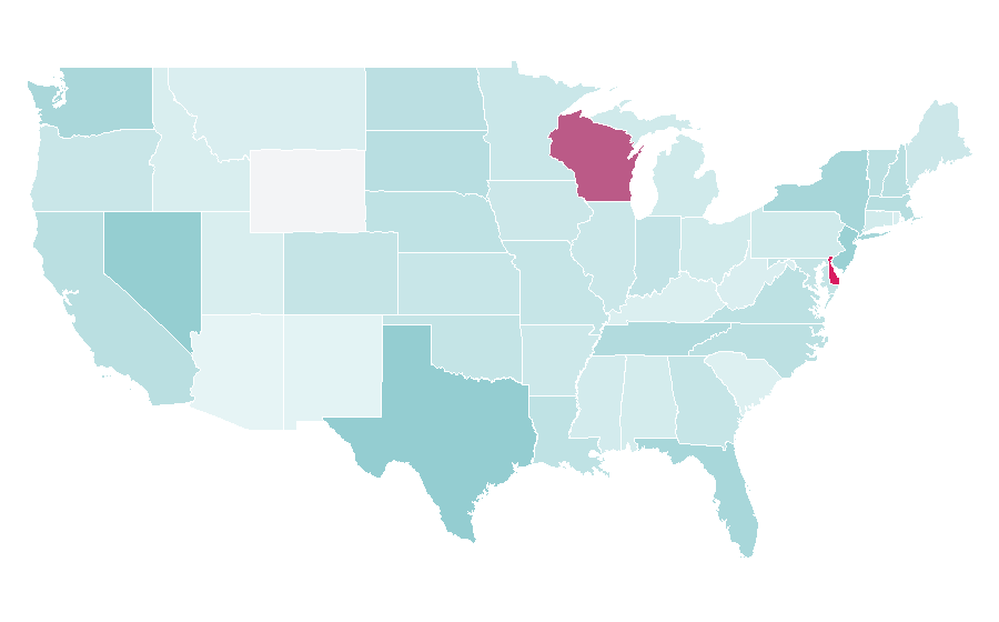 Affinity by region — OshKosh B'Gosh, United States