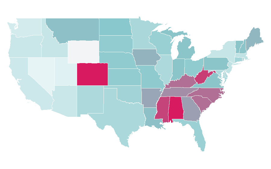 Affinity by region — OtterBox, United States