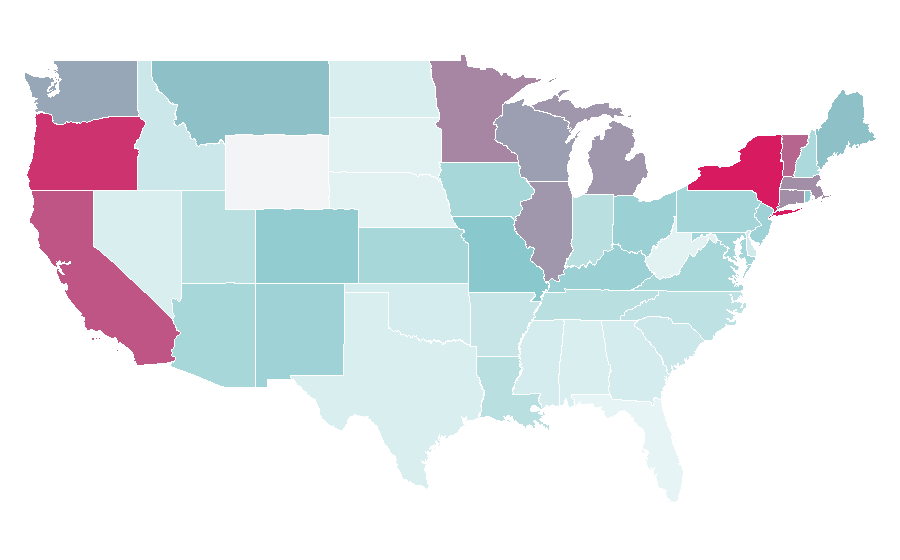 Affinity by region — Out of Sight, United States