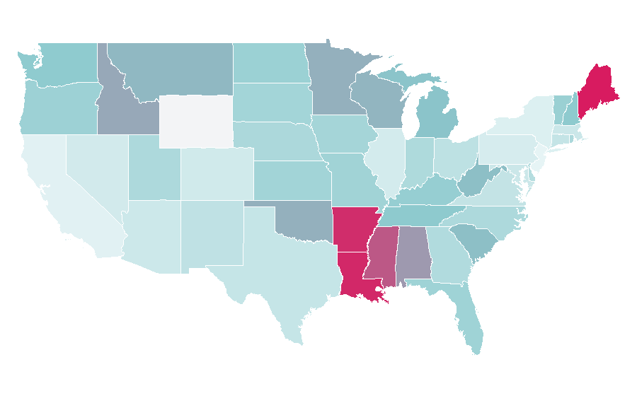 Affinity by region — Outboard motor, United States
