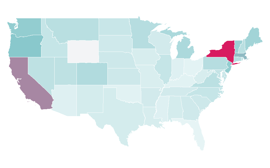 Affinité par région — Outerwear, États-Unis