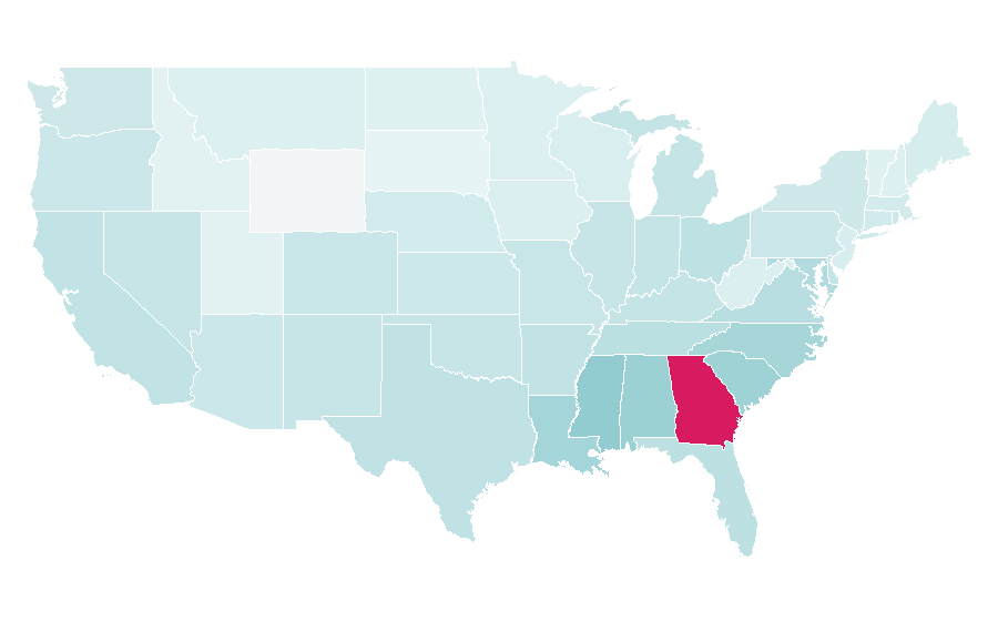 Affinity by region — Outkast, United States