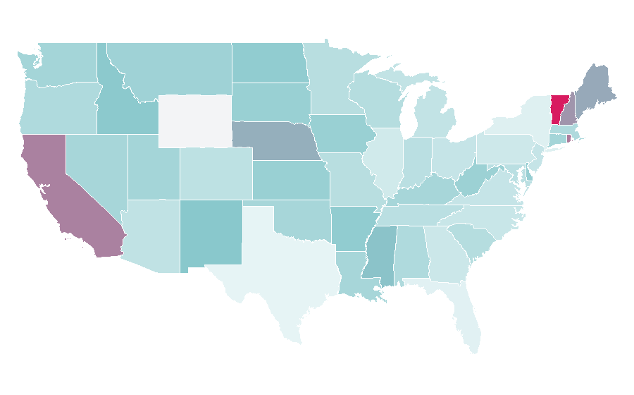 Affinity by region — Overseas Vietnamese, United States