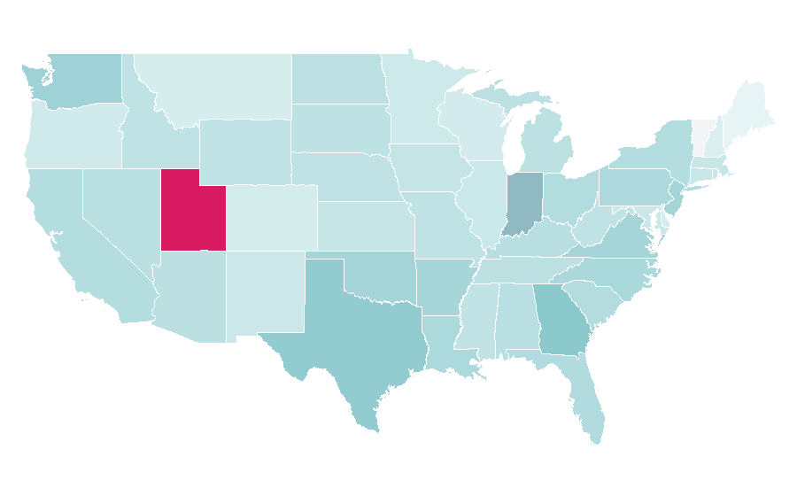Affinity by region — OVO, United States