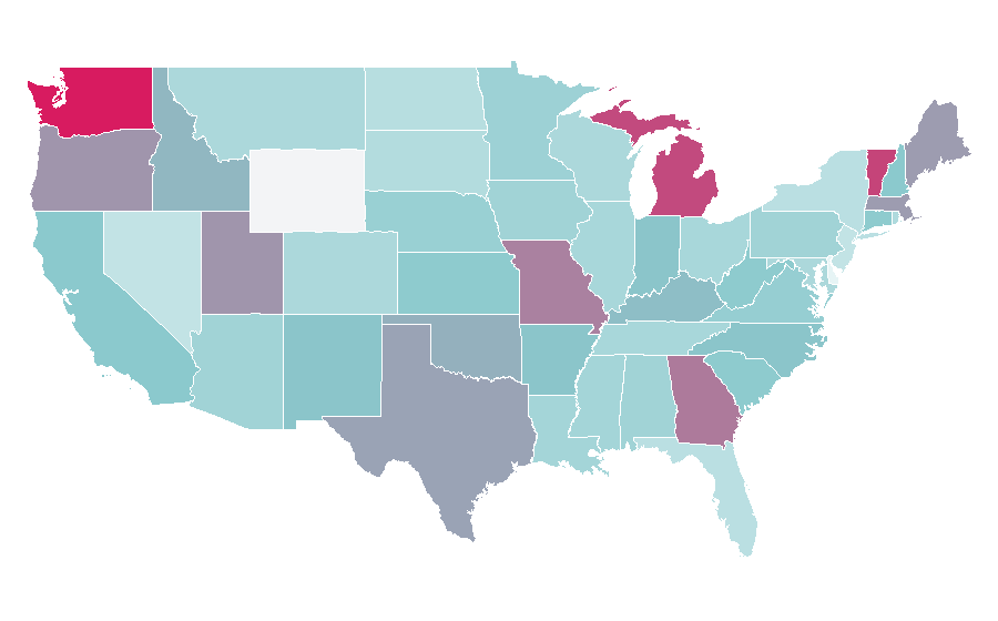 Affinity by region — Owl, United States