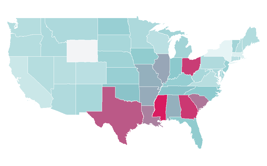 Affinity by region — Owner-operator, United States