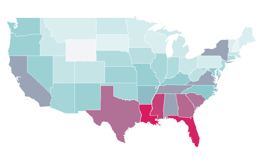Affinité par région — Ownership, États-Unis