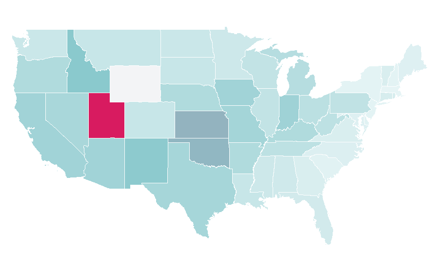 Affinity by region — Oz the Great and Powerful, United States