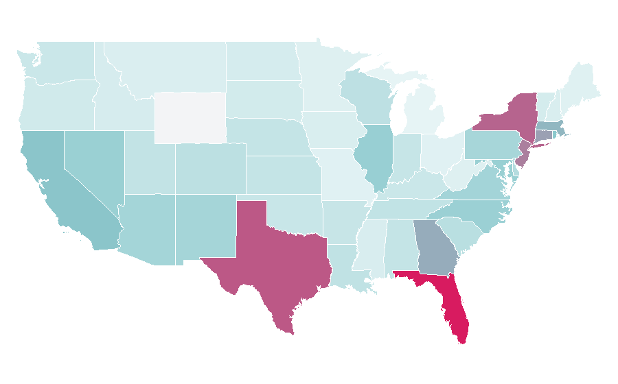 Affinity by region — Ozuna, United States
