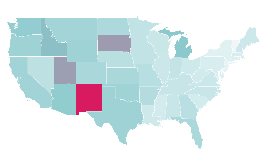 Affinity by region — Pacific Rim (film), United States