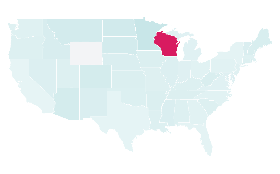 Affinity by region — Packers Everywhere, United States