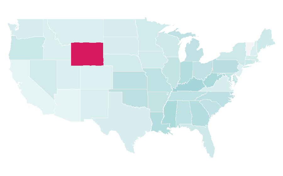 Affinity by region — Paid survey, United States