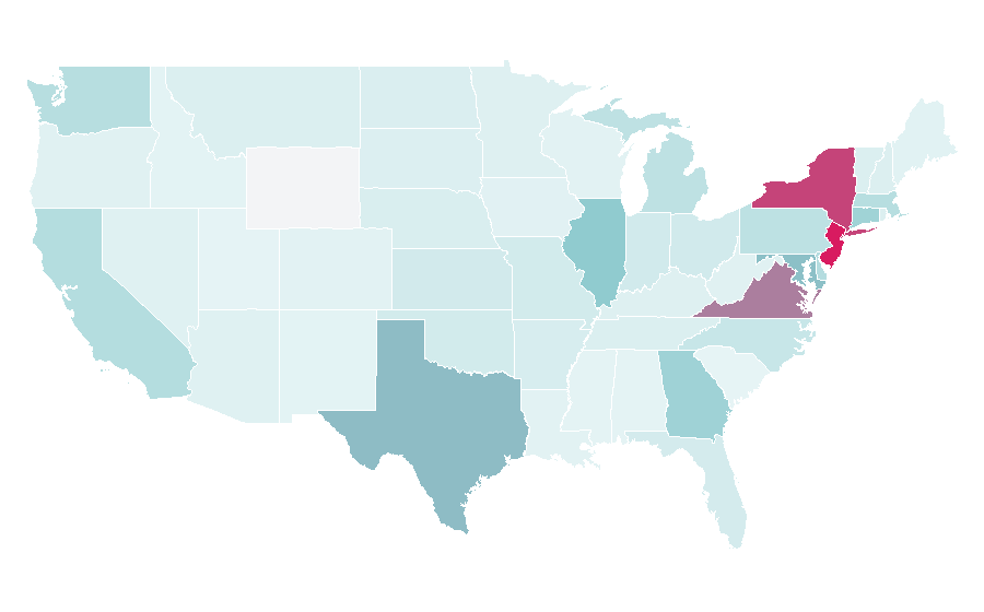 Affinity by region — Pakistan national cricket team, United States
