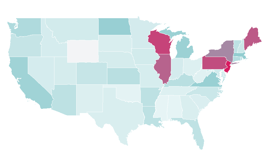 Affinity by region — Palermo, United States