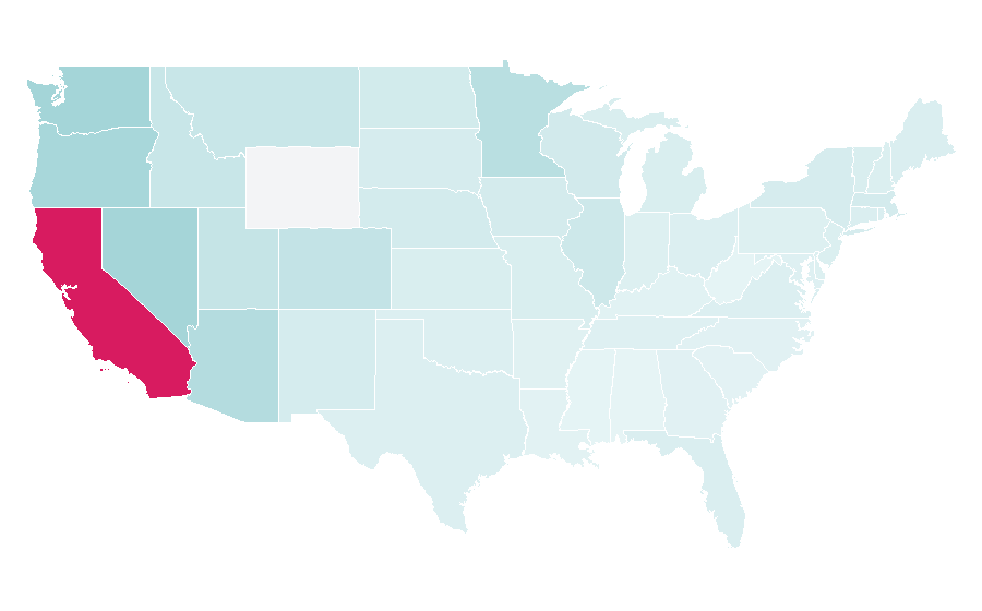Affinity by region — Palm Springs, California, United States