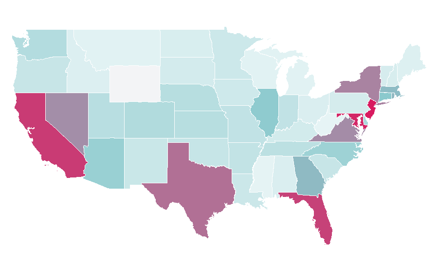 Affinity by region — Panama national football team, United States