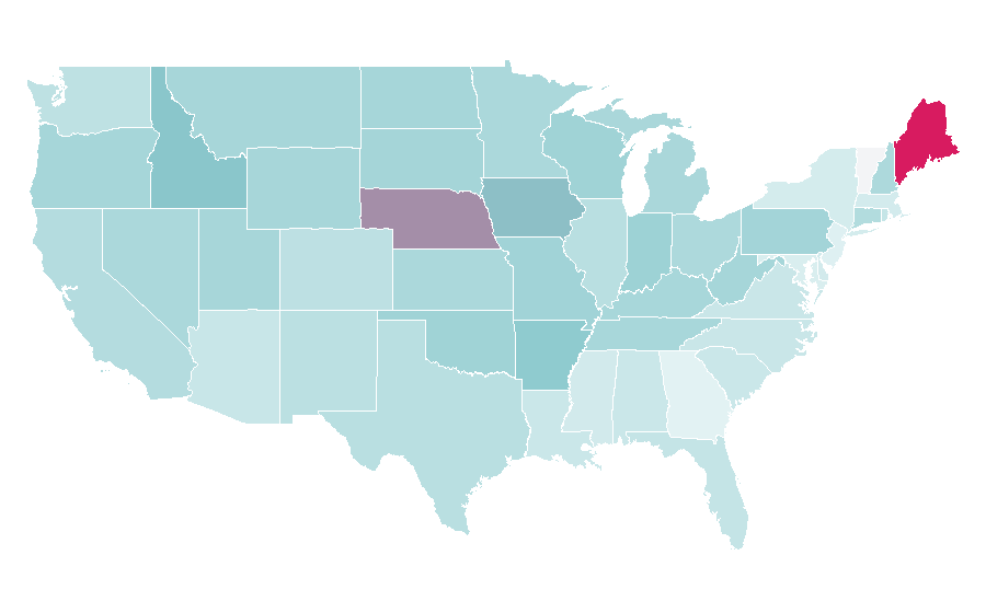 Affinity by region — Papa Roach, United States