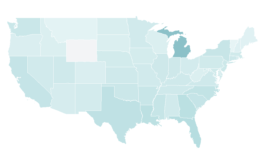 Affinity by region — Papaya, United States