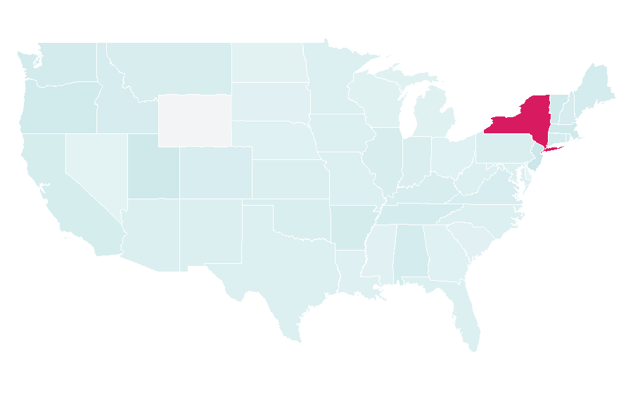 Affinity by region — Paradise Lost (band), United States