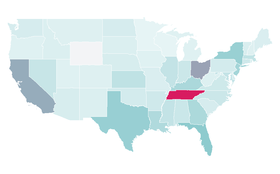 Affinity by region — Parfum, United States