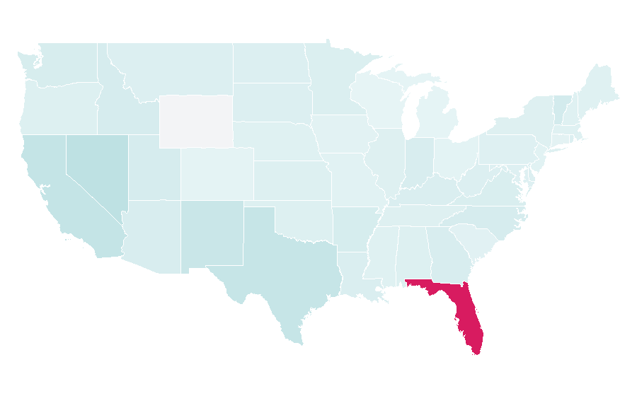 Affinity by region — Park Ji-min, United States