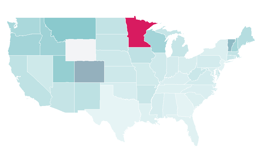 Affinity by region — Park Tool, United States