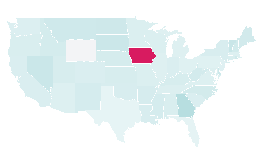 Affinity by region — Parramatta Eels, United States
