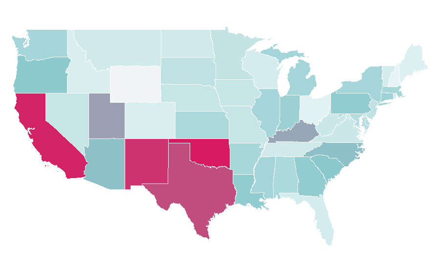 Affinity by region — Particle, United States