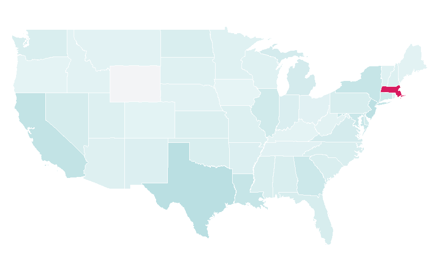 Affinity by region — Party favor, United States