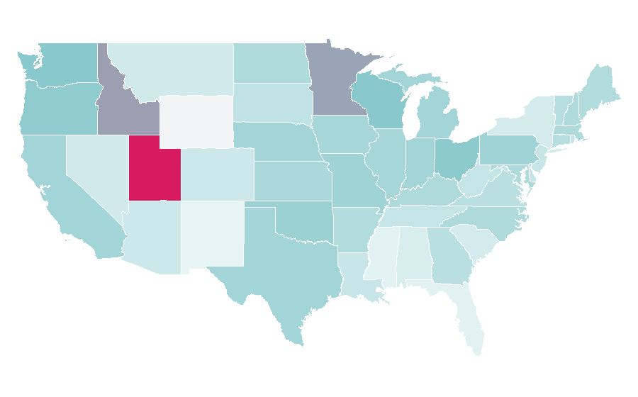 Affinity by region — Party game, United States