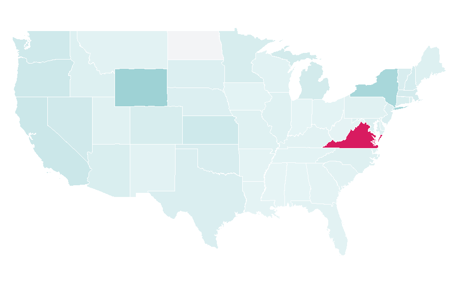 Affinity by region — Pâtisserie, United States