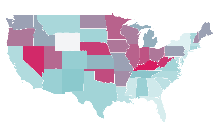 Affinity by region — Patrick Stump, United States