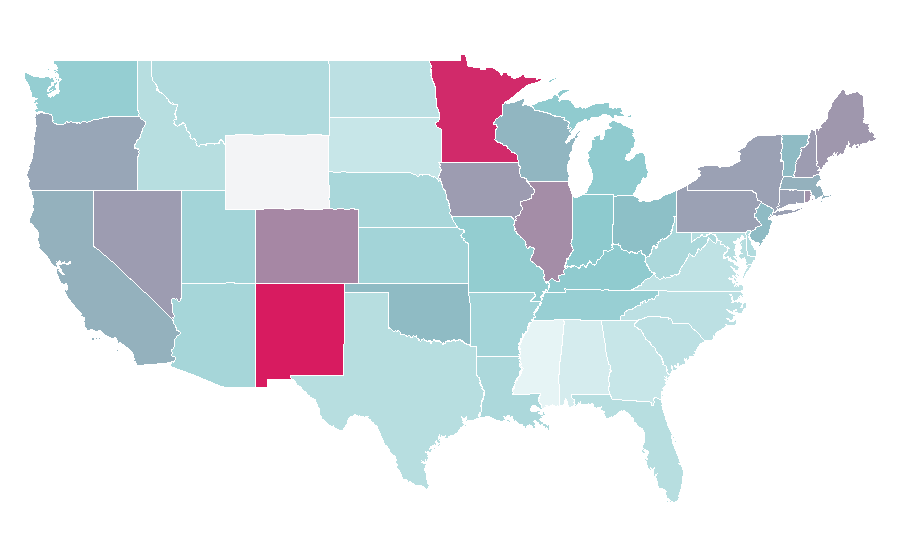 Affinity by region — Paul McCartney, United States
