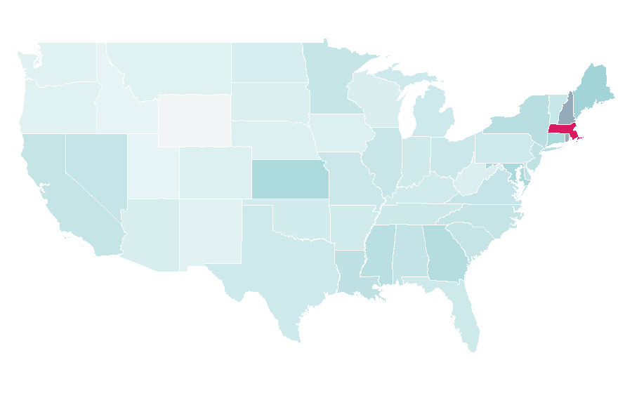 Affinity by region — Paul Pierce, United States