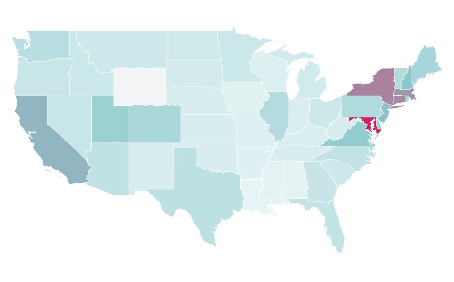 Affinity by region — Paul Rabil, United States